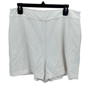 Leith Shorts Women XL Beige Pockets Comfort Zip Casual Summer Vacation High Rise